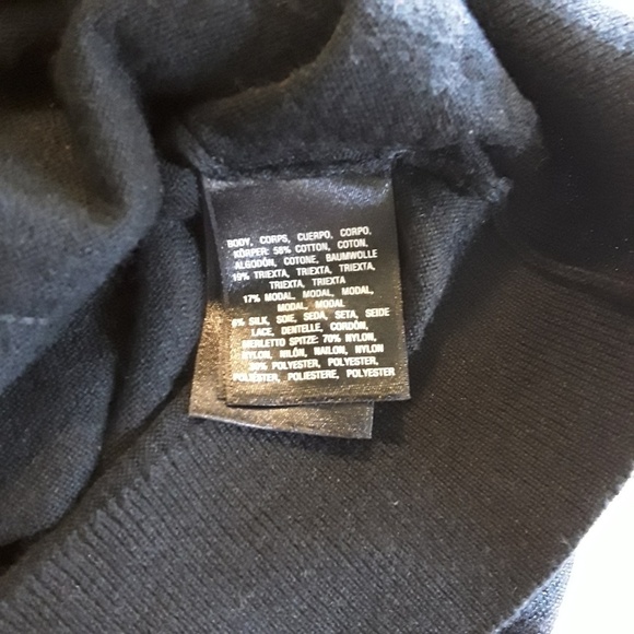 Anthropologie Knitted & Knotted Black Cardigan - Picture 5 of 6